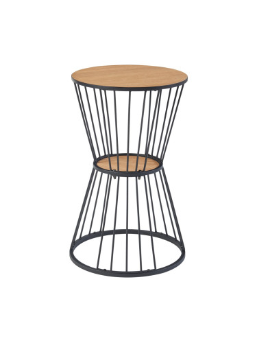 Помощна масичка Fossbergom черен/дъб []