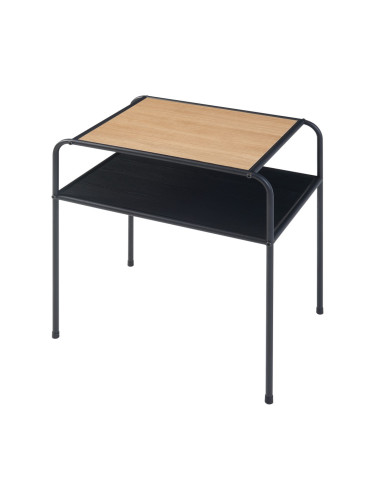 Помощна маса Krødsherad 55x51x36cm черно/дъб []