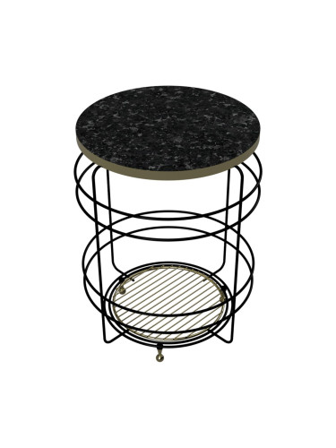 Плетена маса Padasjoki мраморна визия, черна []