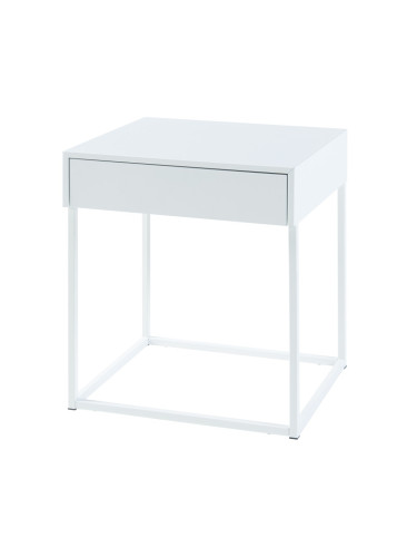 Помощна маса Rautjärvi 50x43x41cm от стомана бяла []