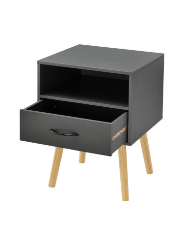 Комплект помощна масичка Gävle от 2 тъмносиви []