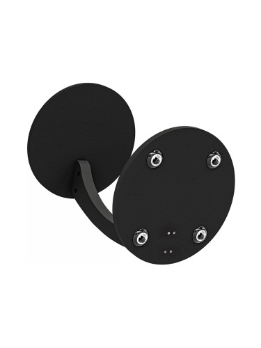 Помощна маса Holeby 56 x Ø 38 см Черен, мат []