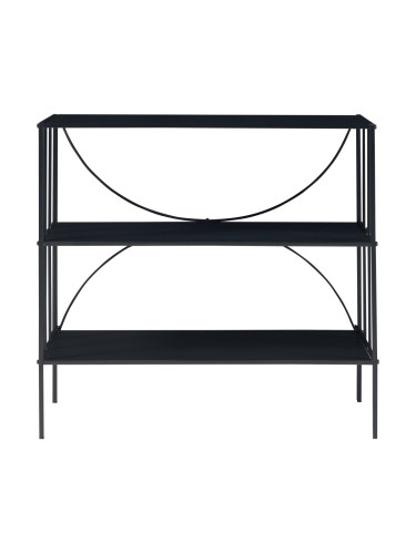 Конзолна маса Baarn 65.5x70x32 cm Черна []