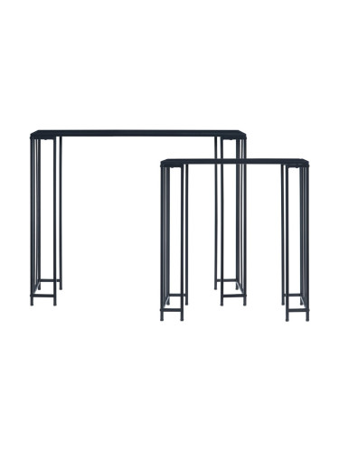 Конзолна маса Ørsta комплект от 2 черни []