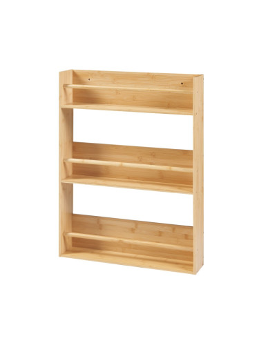 Стенен рафт Hareid 80x60x12см бамбук []