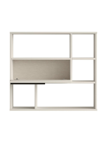 Стенен рафт Vesanto 90x22x81 см бял []