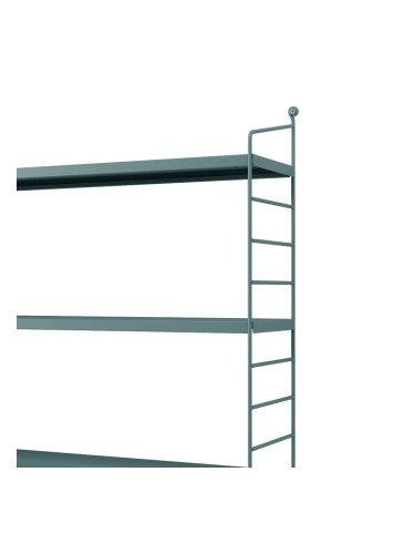 Strängnäs модулен стенен рафт комплект от 2 сиво-сини []