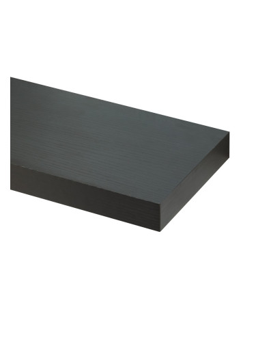 Стенни рафтове Stranda от 3 броя, 38x17x4 см, черни []