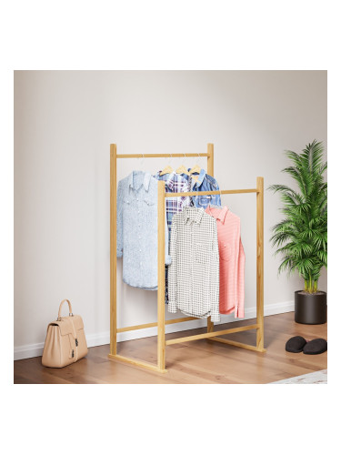 Поставка за портманта Mariehamn 122x80x50cm естествен []