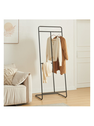 Sandviken закачалка 166x63x48 см стоманено черно []