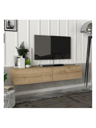 ТВ шкаф Toivakka 135x31x25см дъб []