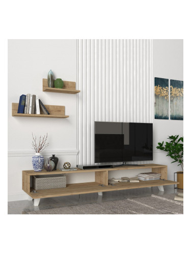 Saarijärvi ТВ маса с 2 рафта дъб []