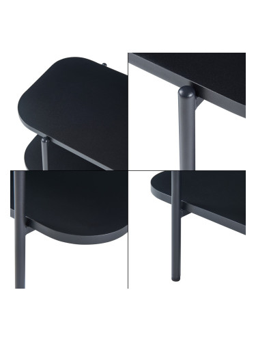 ТВ маса Samnanger 120x40x45 см Черен []