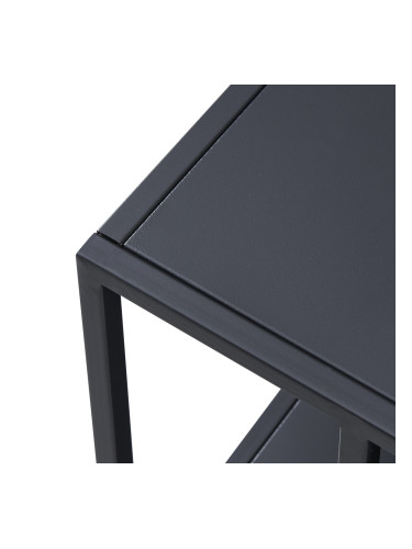 Холна маса Kumlinge 47x110x55 см черна []