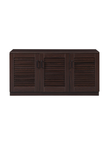 Шкаф за обувки Løten 125x36x62 см Венге []