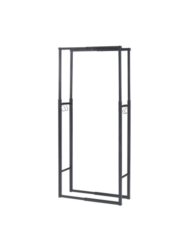 Стелаж за дърва Kazan регулируем В100-150xШ60-100xД25см []