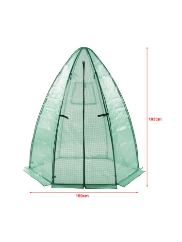 Оранжерия Hunze 183x160cm Green []