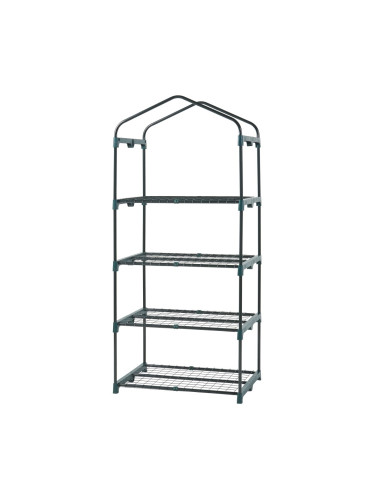 Оранжерия Chaam с 4 рафта 158x69x49см Бял []