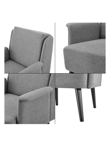 Тапицирано кресло Edling Grey []