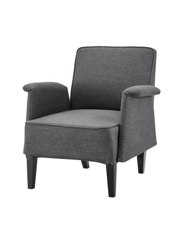 Тапицирано кресло Diespeck тъмно сиво []