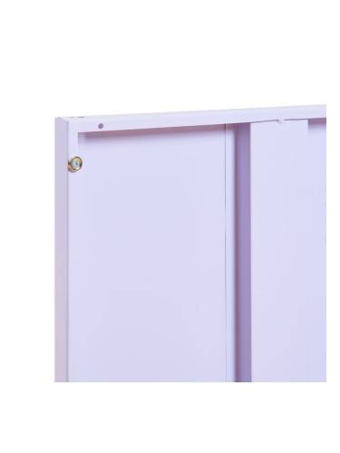 Нощно шкафче Inari дръжка дясна стомана лилаво []