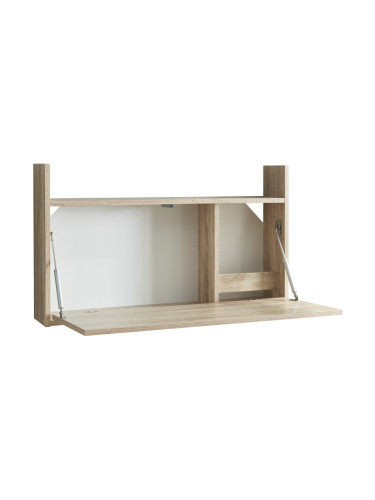 Сгъваемо бюро Rautalampi 83x48x14,5 см бяло/изглед дъб []