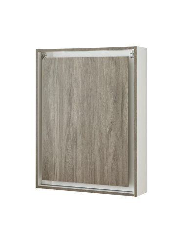 Стенна сгъваема маса Greve бяло / вид дърво []