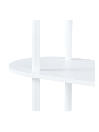 Библиотека Øvre 76,5x80x30 см 3 рафта Бяла []