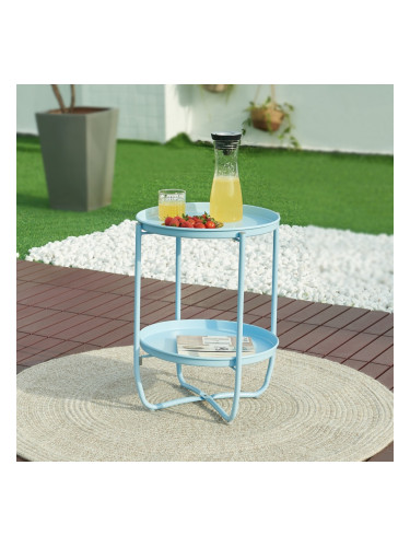 Поднос маса Sandefjord стомана 57,5x40 см небесно синьо []