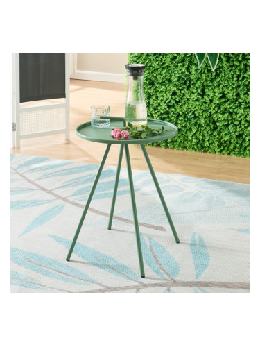 Външна помощна маса Fosen 55 x Ø 42 cm зелена []