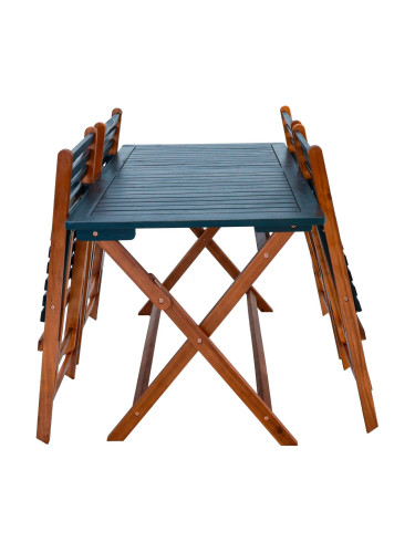 Комплект градински мебели Altamura от 5 части, FSC®-сертифицирано акациево дърво []