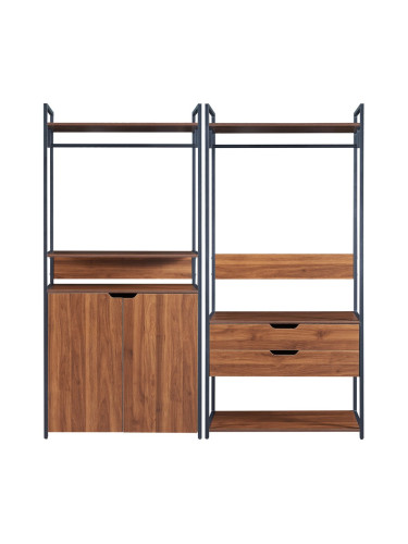 Комплект закачалка от 2 Larem 1 шкаф 2 чекмеджета []