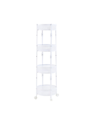 Количка Sørreisa с 4 нива 123xØ37,5 см бяла []