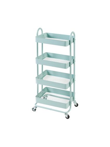 Кухненска количка Pyhäntä с 4 нива, зелена мента []