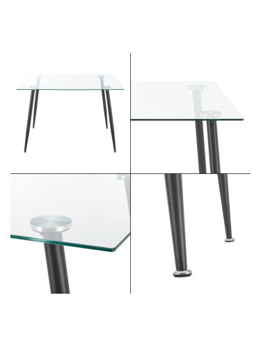 Стъклена маса Hyrynsalmi Black []