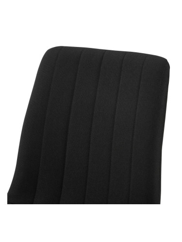 Комплект трапезарни столове Elsern от 4 черни []