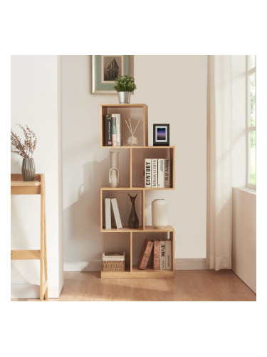 Бамбукова библиотека Gullspång 130x55x30cm Natural []
