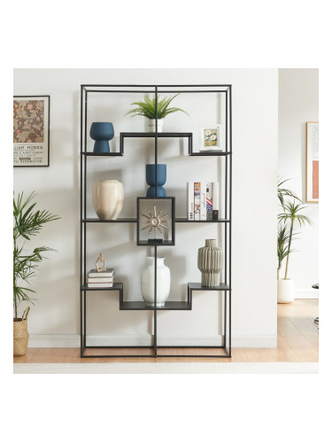 Стоящ рафт Råde метал 180x100x35 см черен []