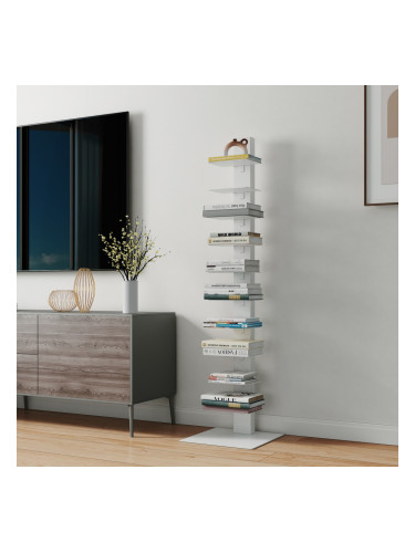 Стоящ рафт Eksjö 150x39x39 см бял []