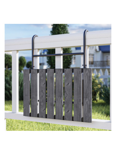 Висяща балконска маса Petäjävesi, сива, структурирана []