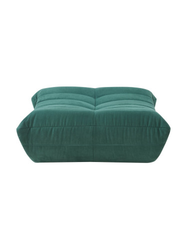 Табуретка за крака Kodsø 35x80x65 см микрофибър зелен []