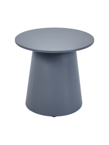Маса за кафе Nyd 40xØ44 см сиво синя []