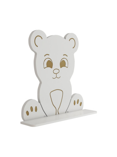 Детски стенен рафт Korsør във формата на мече []