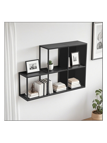 Nostened стенен комплект от 5 броя с гръб и странична стена черни []