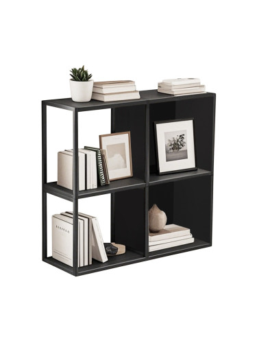 Nostened стенен комплект от 4 броя с гръб и странична стена черни []