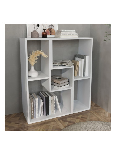 Модулен комплект мебели Hustersurd 2 части бял []