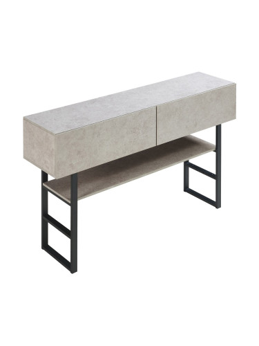 Конзолна маса Varberg 75x120x30 cm вид бетон, светла []