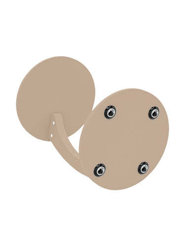 Помощна маса Holeby 56 x Ø 38 cm Cappuccino []