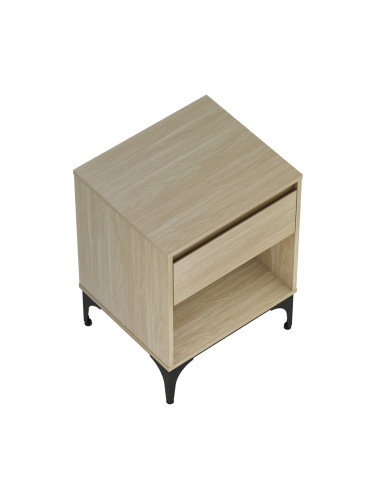 Помощна маса Kistiandi 62x46x40 cm вид дъб, светъл []