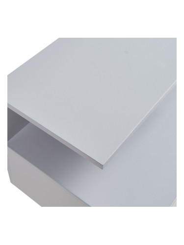 Висящо нощно шкафче с чекмедже Amberg, светло сиво []